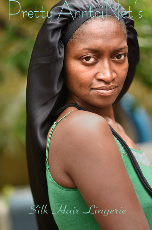 Pretty AnntoiNet's Long Silk Sleep Cap